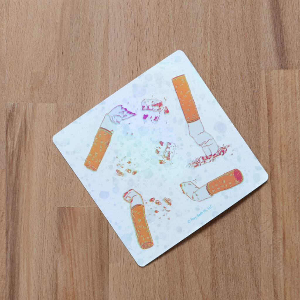 Take the Edge Off Sticker Sheet