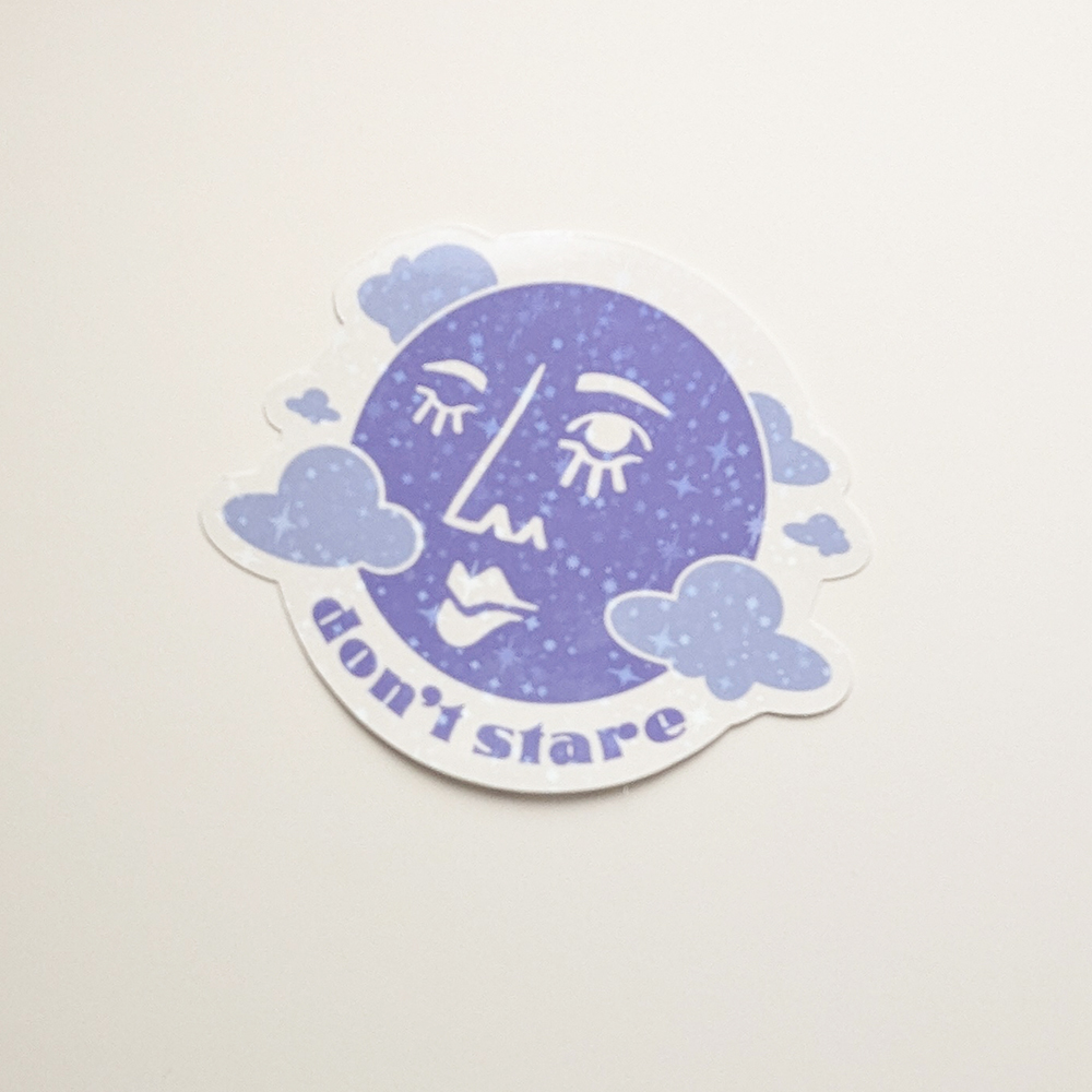 Don't Stare at the Sun Sticker