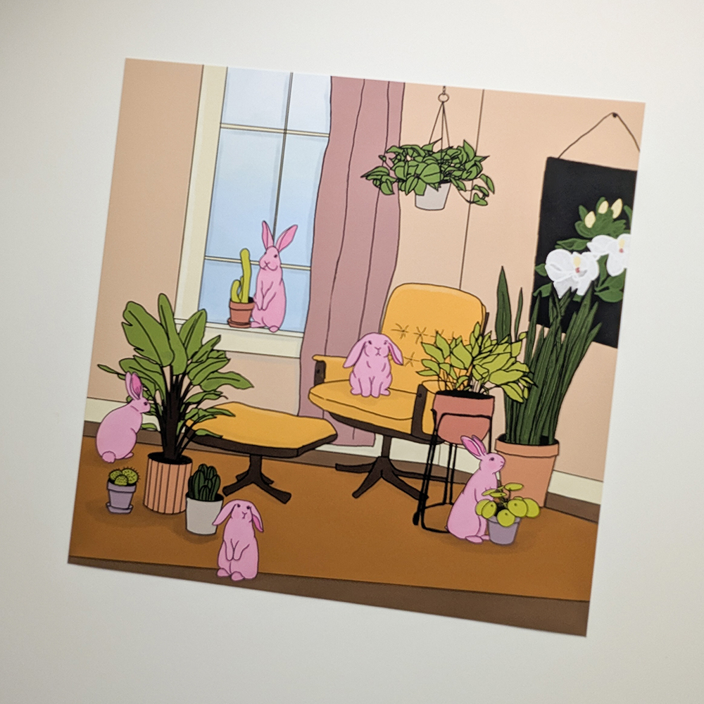 Thinking Chair 8x8 Print