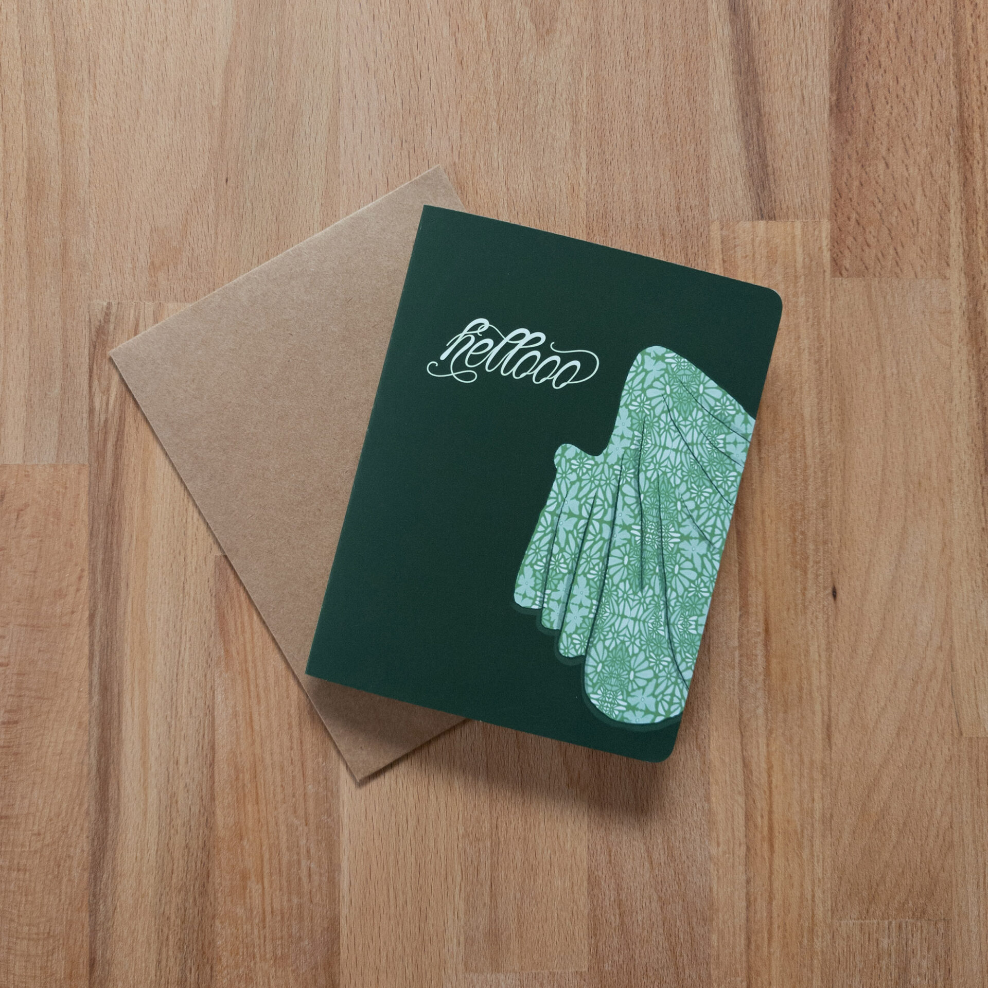 Hellooo Sheet Ghost Greeting Card