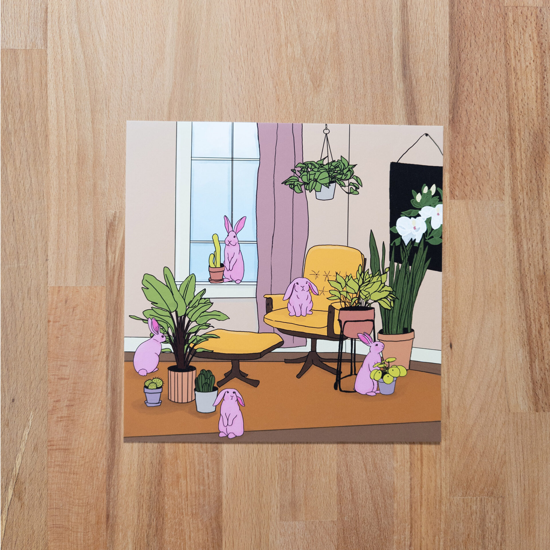 Thinking Chair 8x8 Print