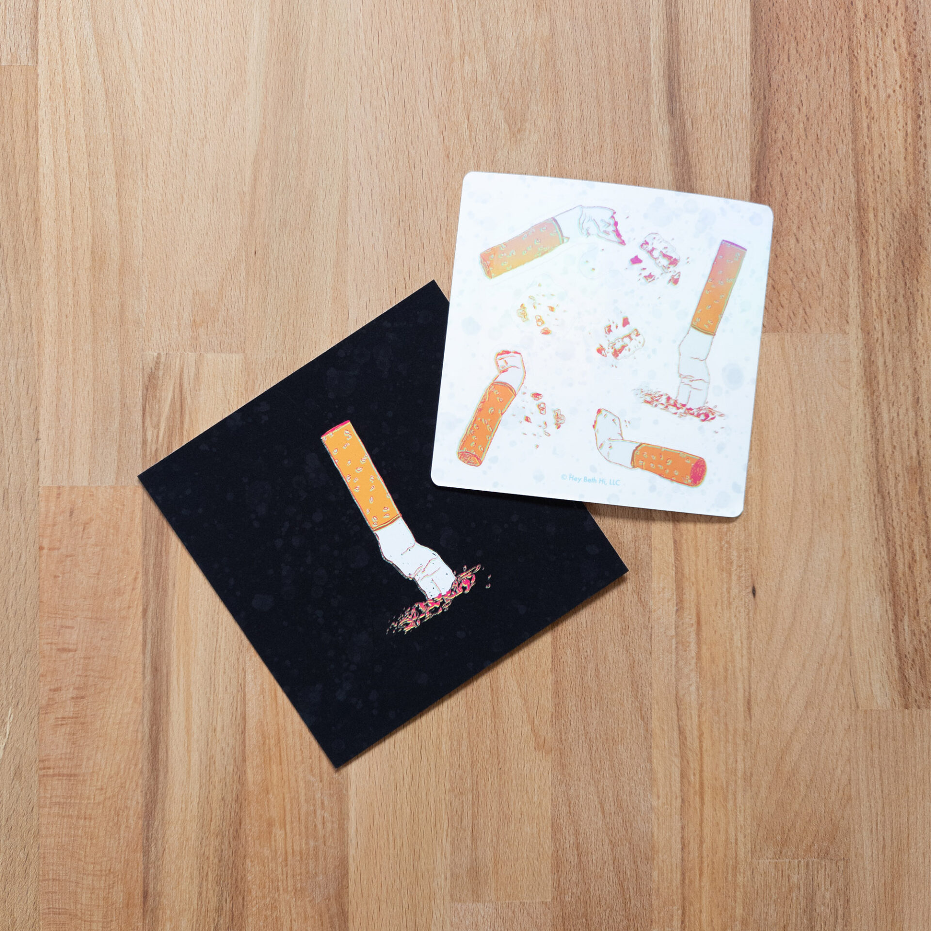 Take the Edge Off 5x5 Print + Sticker Sheet