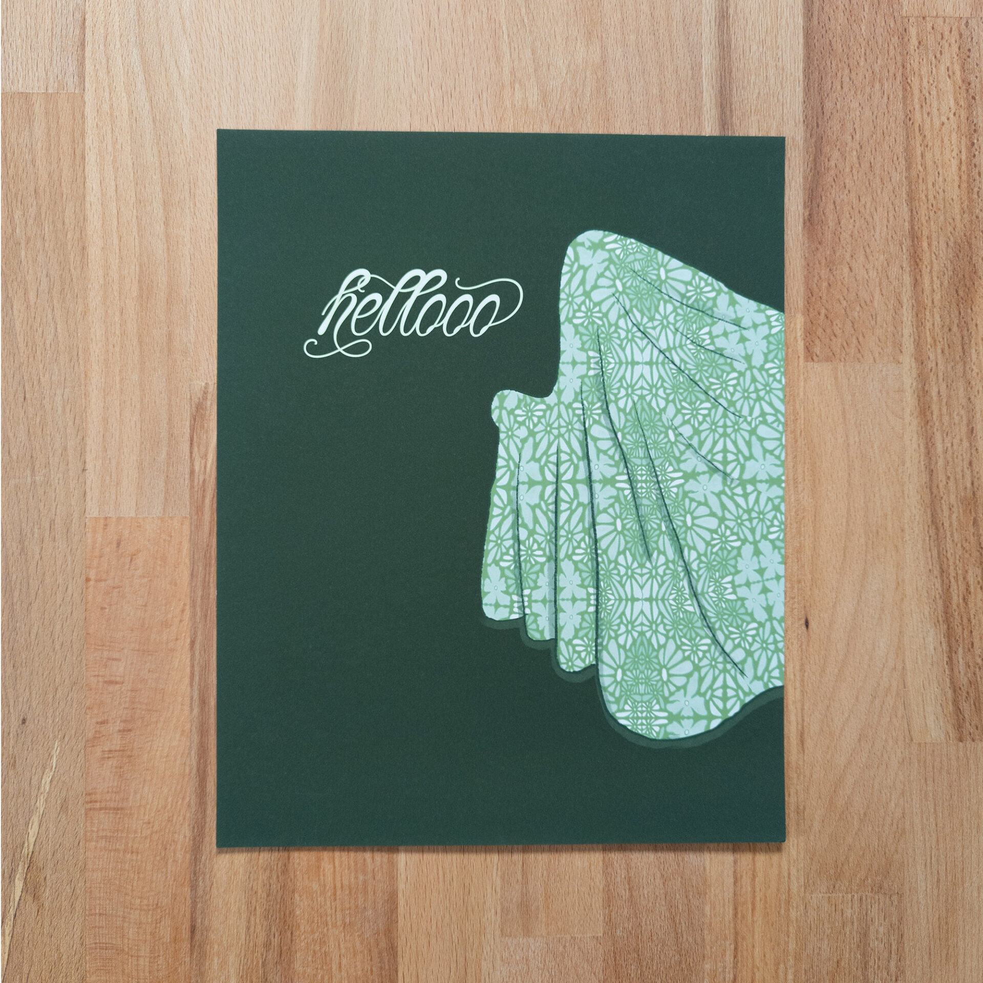 Hellooo Sheet Ghost 8x10 Print