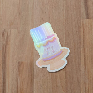 Fancy B Fancy Cake Sticker