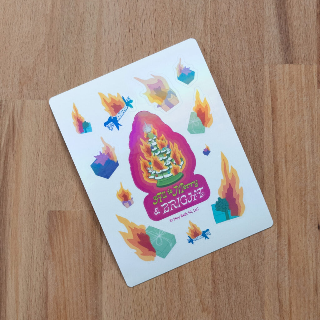 All is Merry & BRIGHT Sticker Sheet