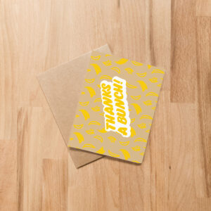Thanks a Bunch Greeting Card